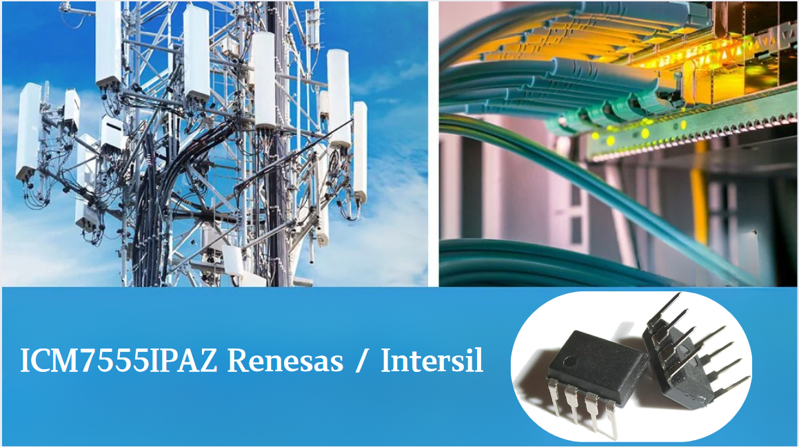 ICM7555IPAZ Renesas / Intersil |CMOS RC Timer, 1MHz, 2V to 18V, Low Power